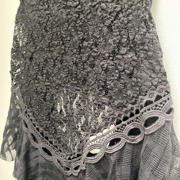 Your Anthro sales closet - lace top with cut out back - Picture 2 of 4